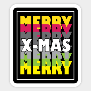 Merry X-Mas Sticker